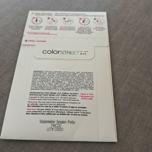 Color Street Watermelon Session Petite Nail Strips - Picture 2 of 2